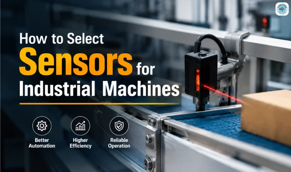 How to select sensors for industrial machines with a photoelectric sensor on an automated conveyor system