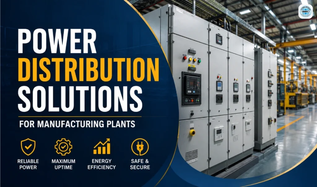Power distribution solutions for manufacturing plant electrical systems