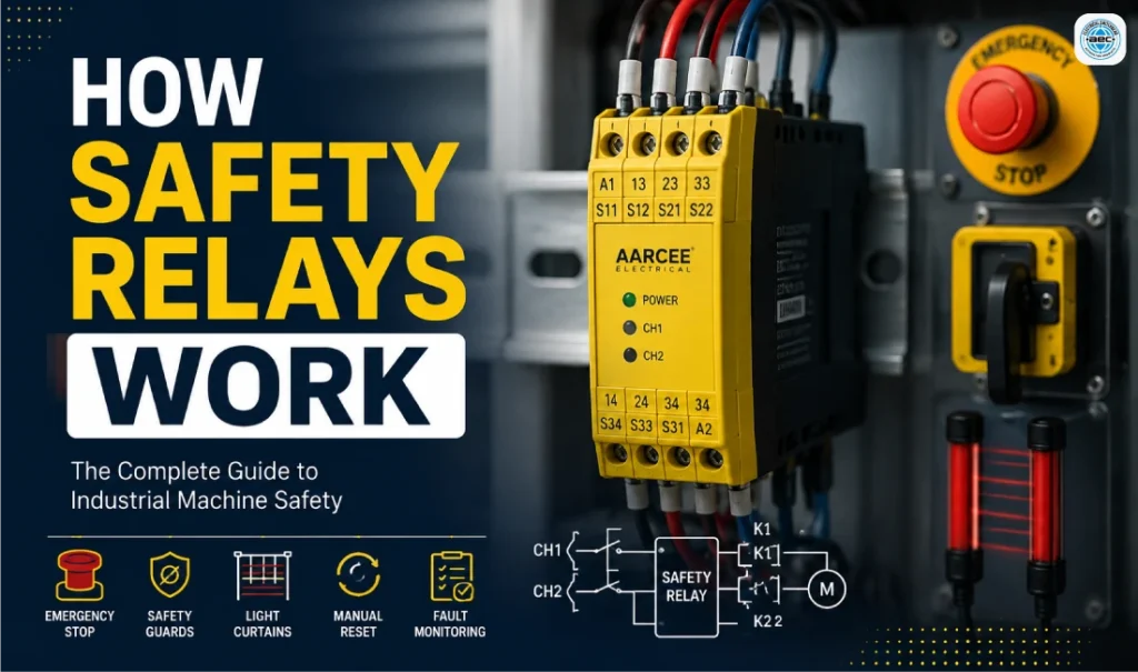 How safety relays work for industrial machine safety