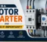 Motor Starter with contactor and overload relay for safe motor control