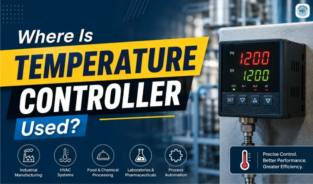 Temperature Controller used in industrial manufacturing and process automation