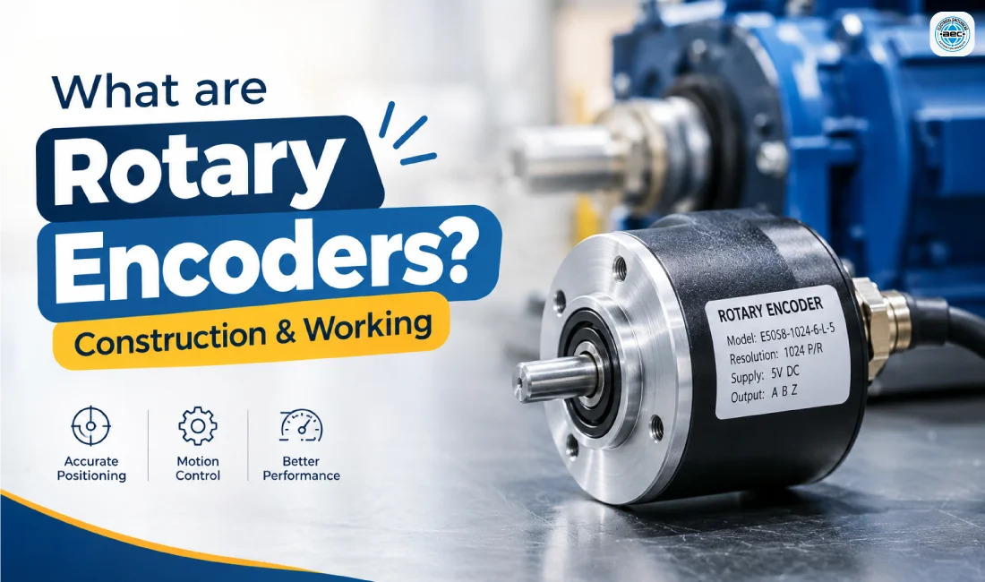 Rotary Encoders construction and working principle for industrial automation