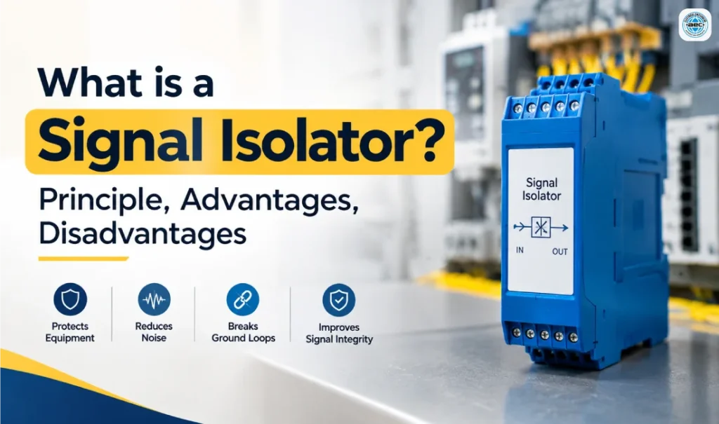 Signal Isolator working principle, advantages and disadvantages for industrial automation